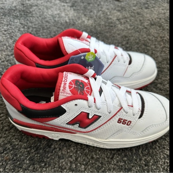 New Balance Other - New Balance 550 White Team Red - Size UK 4 New and Boxed